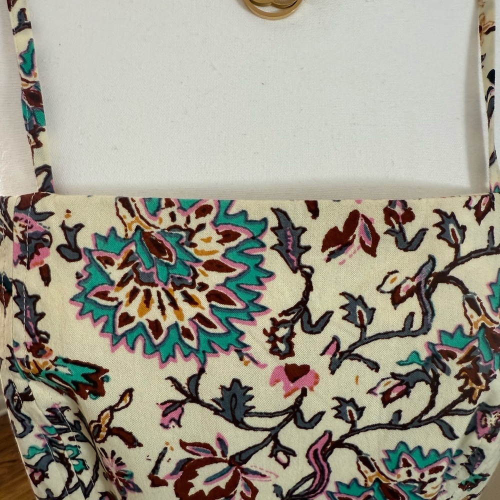 RAGA Cream and Teal Floral Blouse - Picture 4 of 7